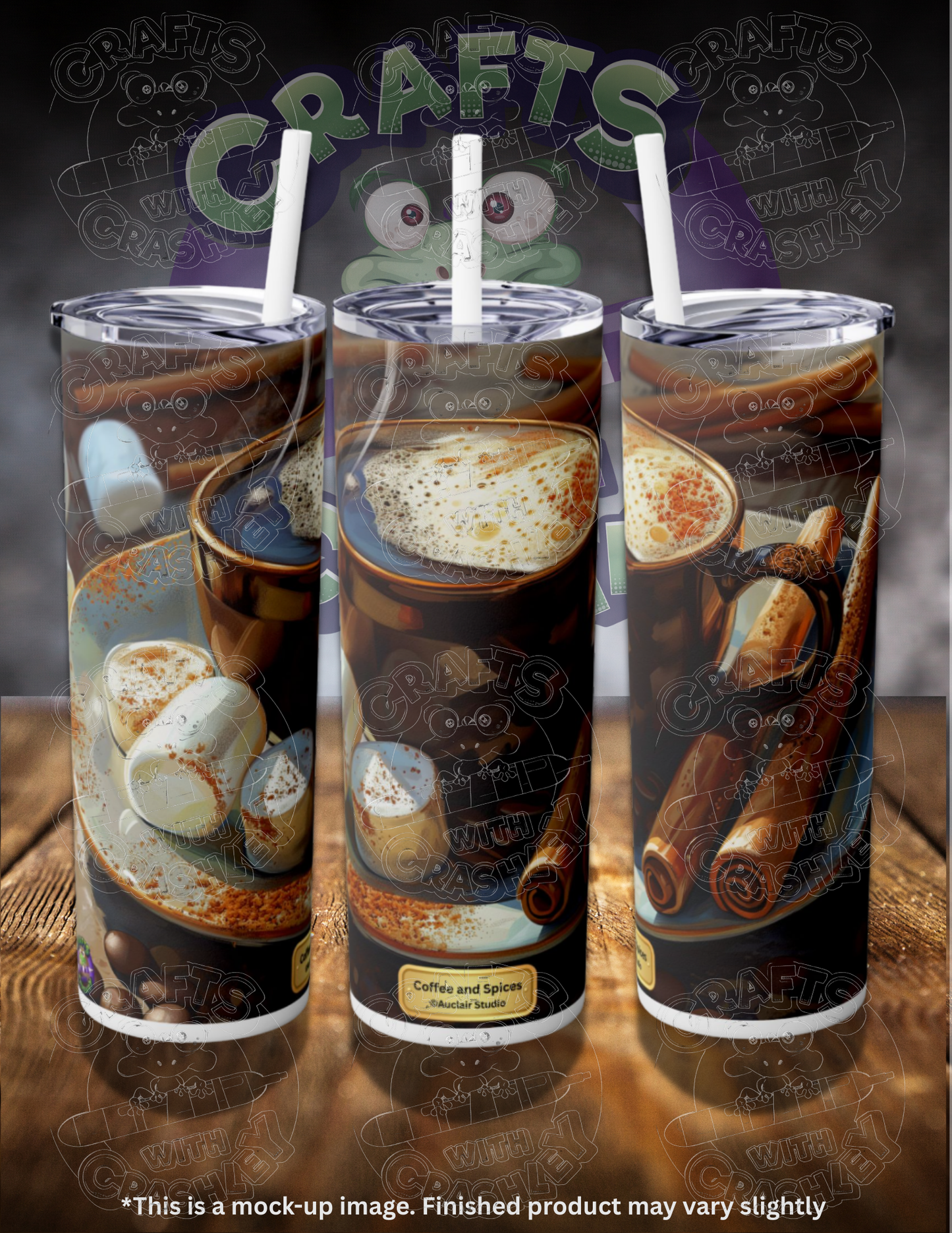 Coffee and Spices by ©Auclair Studio 20oz Skinny Tumbler