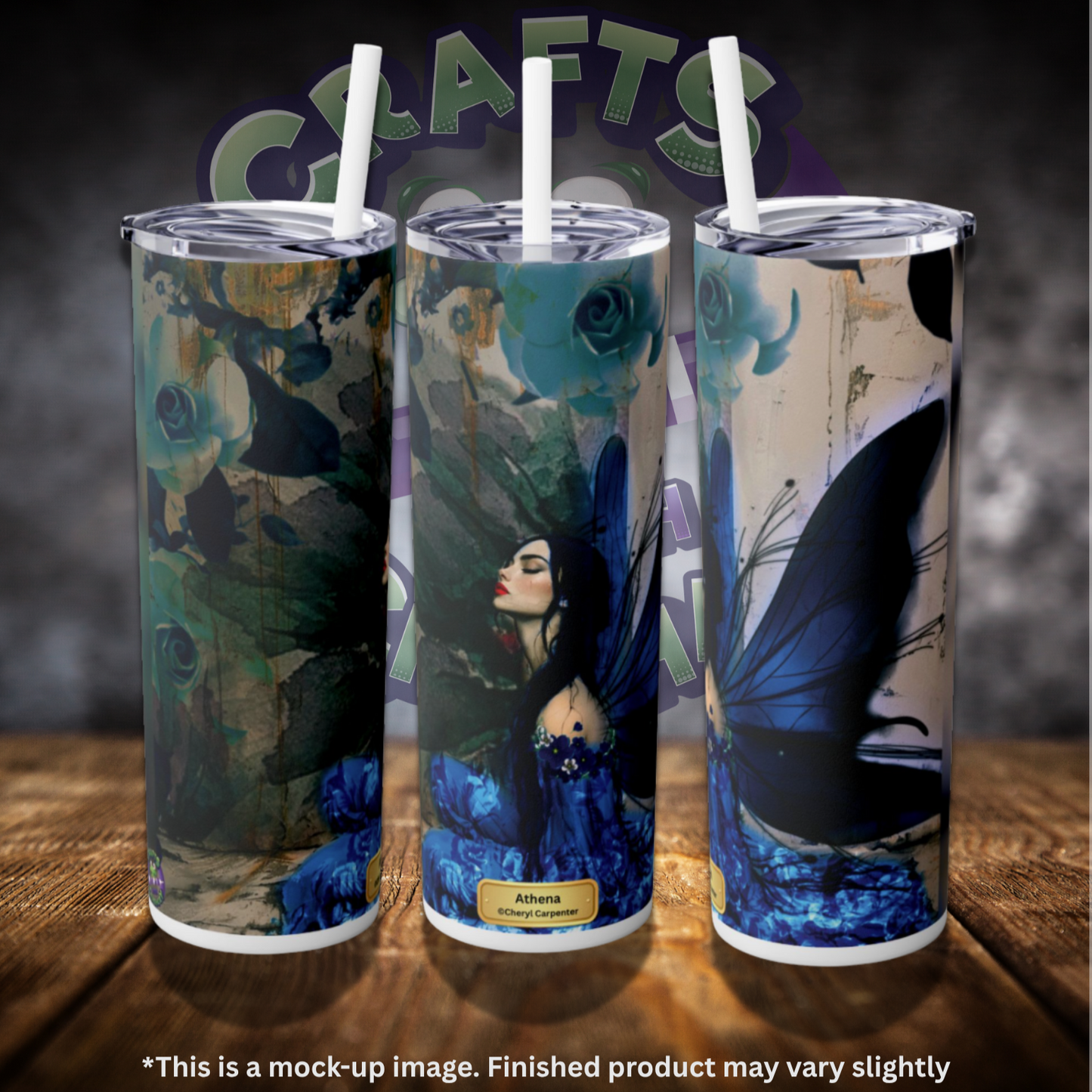 Athena by ©Cheryl Carpenter 20oz Skinny Tumbler