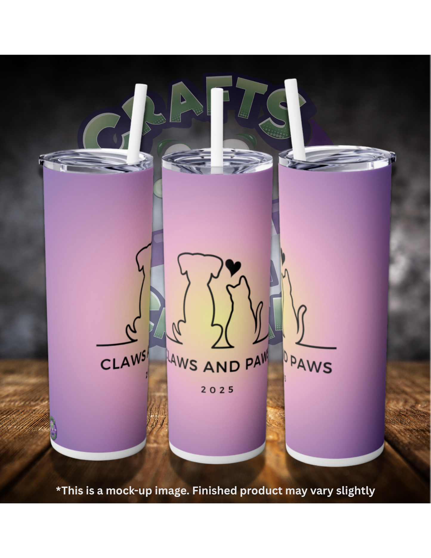 Claws and Paws 2025 20oz Skinny Tumbler