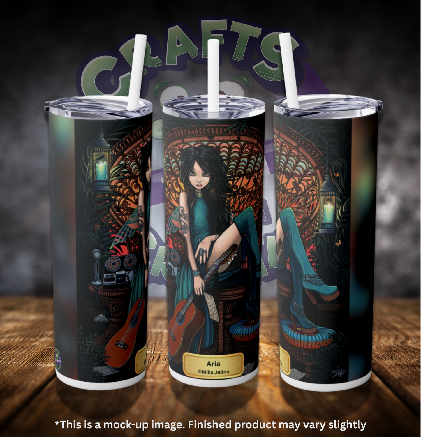 Aria by ©Myka Jelina 20oz Skinny Tumbler