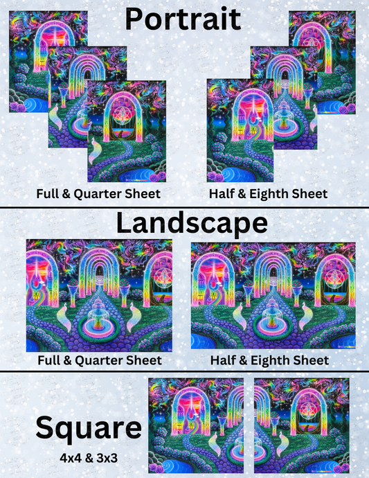 "Cosmic Garden" by Becca Tindol Decorative Diamond Painting Release Papers