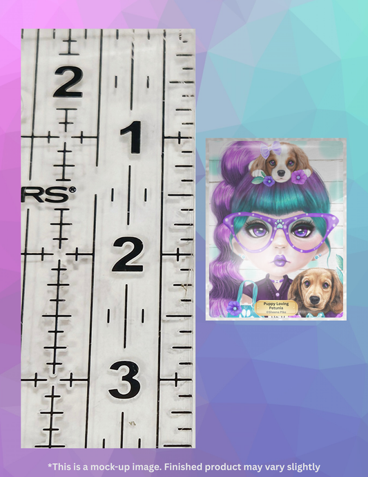 Puppy Loving Petunia by ©Sheena Pike Limited Edition Coverminder