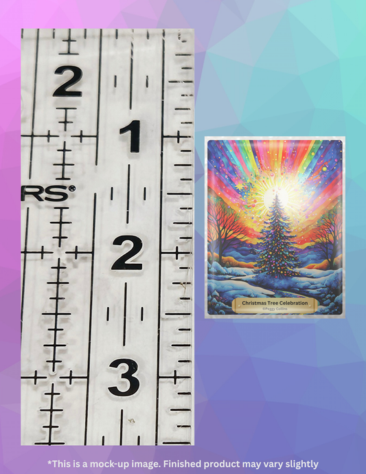 Christmas Tree Celebration By ©Peggy Collins Limited Edition Coverminder