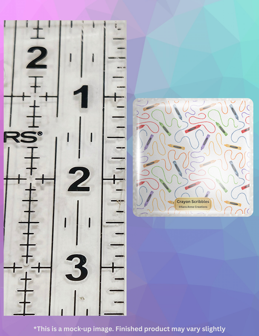 Crayon Scribbles by ©Sara Anne Creations Limited Edition Coverminder