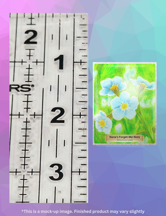 Nana's Forget-Me-Nots by ©Courtney Lyons Limited Edition Coverminder