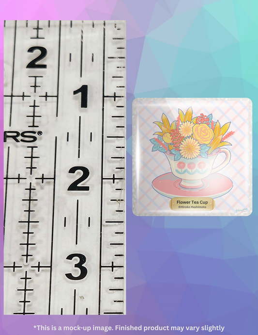 Flower Tea Cup by ©Hiroko Hashimoto Limited Edition Coverminder