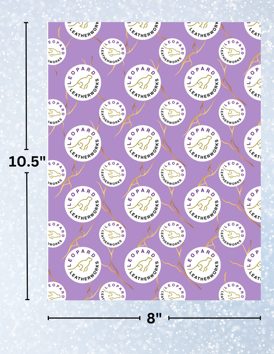 "Leopard Leatherworks 1" Decorative Diamond Painting Release Papers