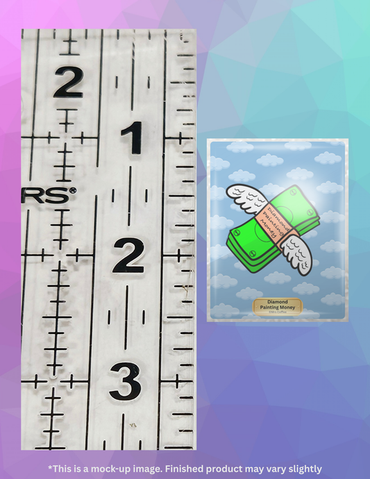 Diamond Painting Money by ©Mrs Coffee Limited Edition Coverminder