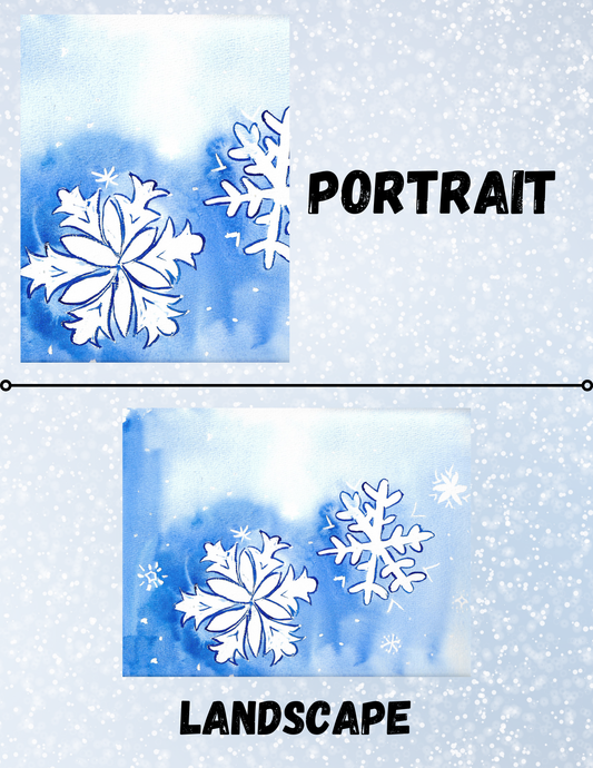 "Snowflakes" By Crafting and Crime Daily Decorative Diamond Painting Release Papers
