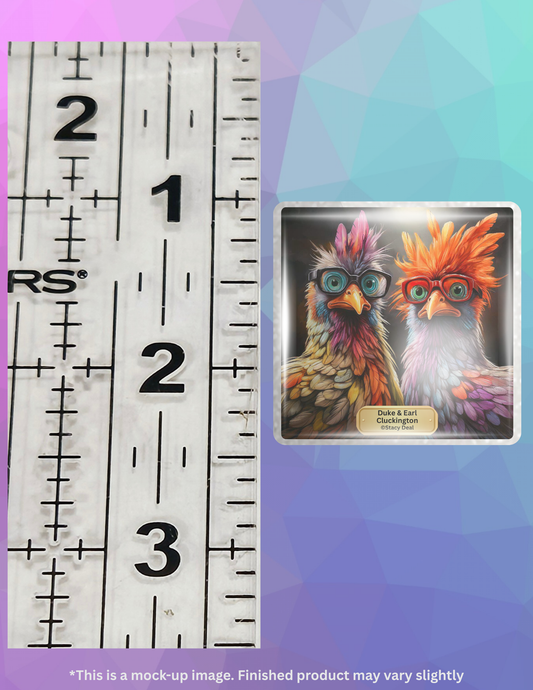 Duke & Earl Cluckington by ©Stacy Deal Limited Edition Coverminder