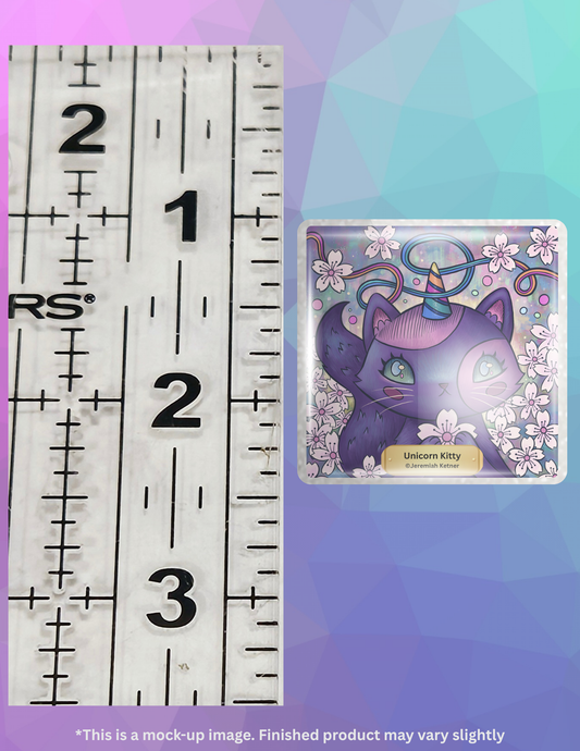 Unicorn Kitty by ©Jeremiah Ketner Limited Edition Coverminder