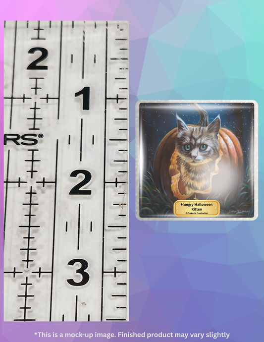 Hungry Halloween Kitten by ©Dakota Daetwiler Limited Edition Coverminder