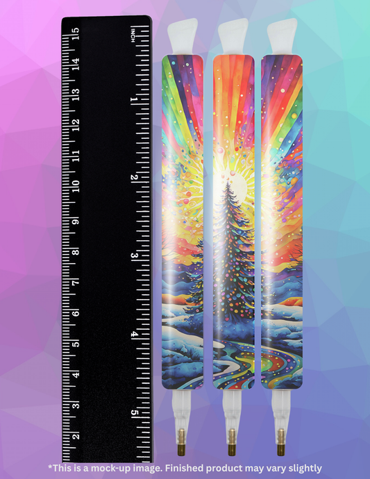 Christmas Tree Celebration By ©Peggy Collins Diamond Painting Pen