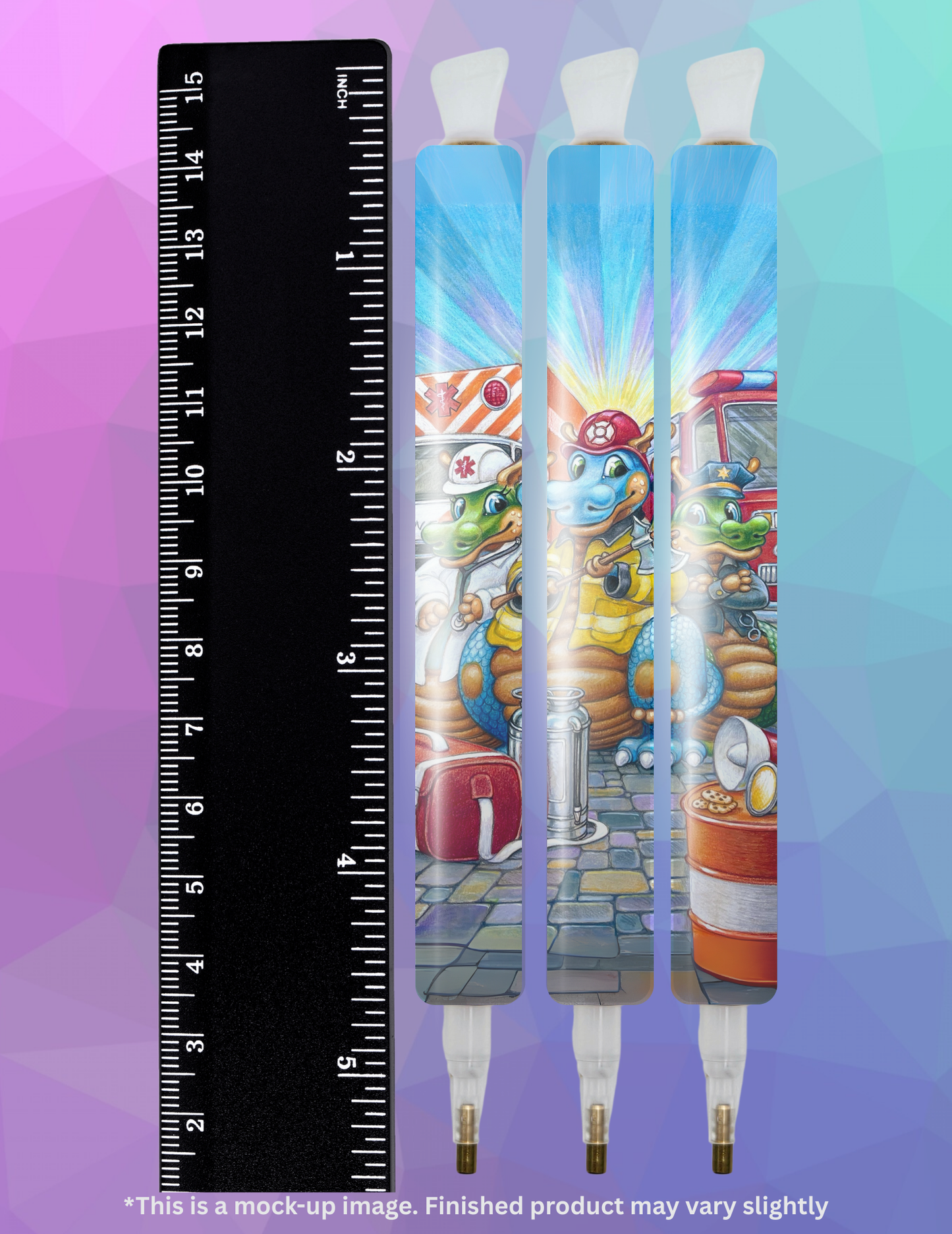 First Responder Heroes by ©Randal Spangler Diamond Painting Pen