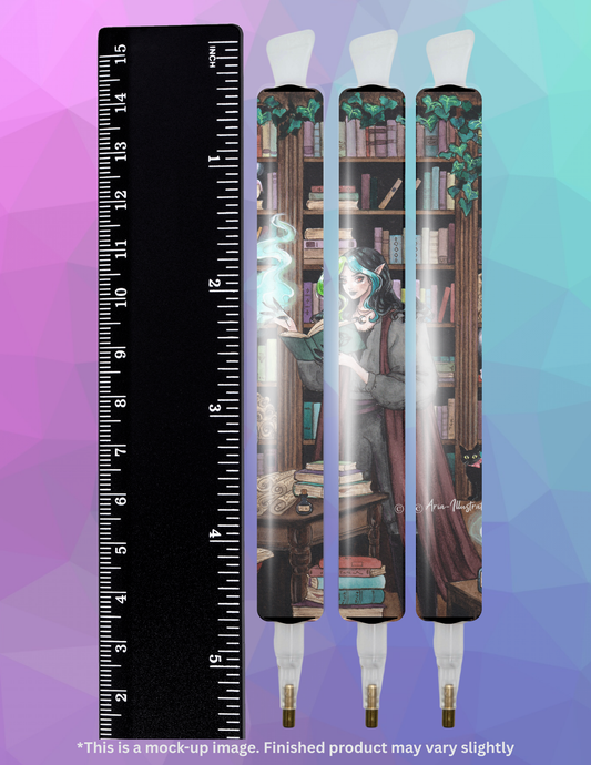 Ancient Library by ©Aria Illustration Diamond Painting Pen