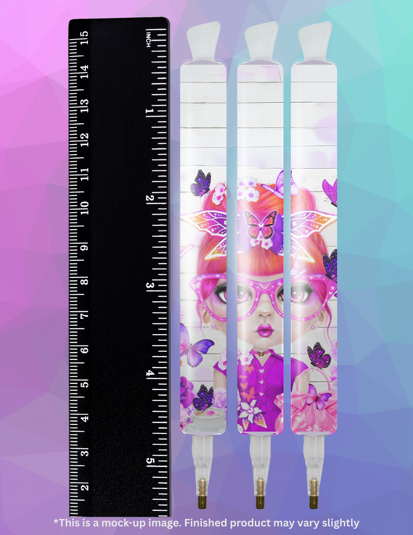 Butterfly Collector Brielle by ©Sheena Pike Diamond Painting Pen