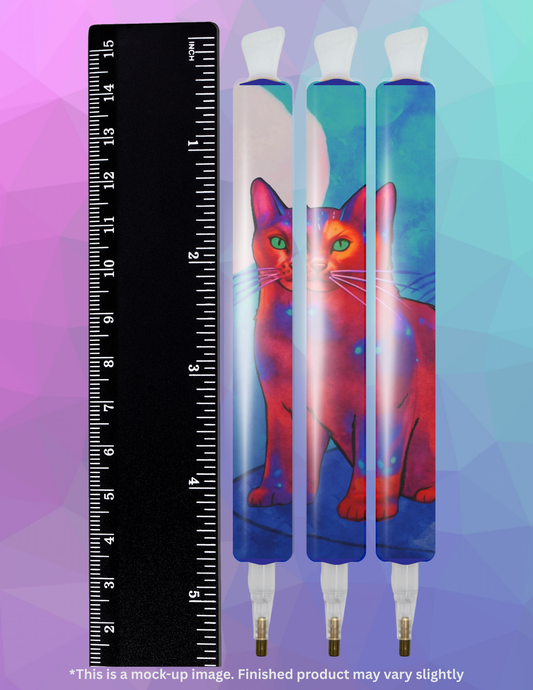 Astral Cat by ©Cheryl Carpenter Diamond Painting Pen