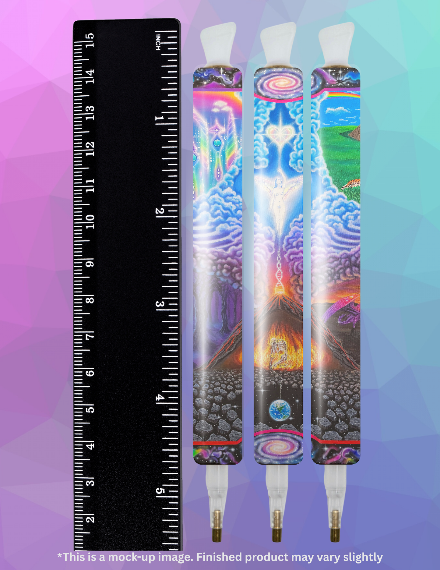 Escaping the Illusion of Hell by ©Becca Tindol Diamond Painting Pen