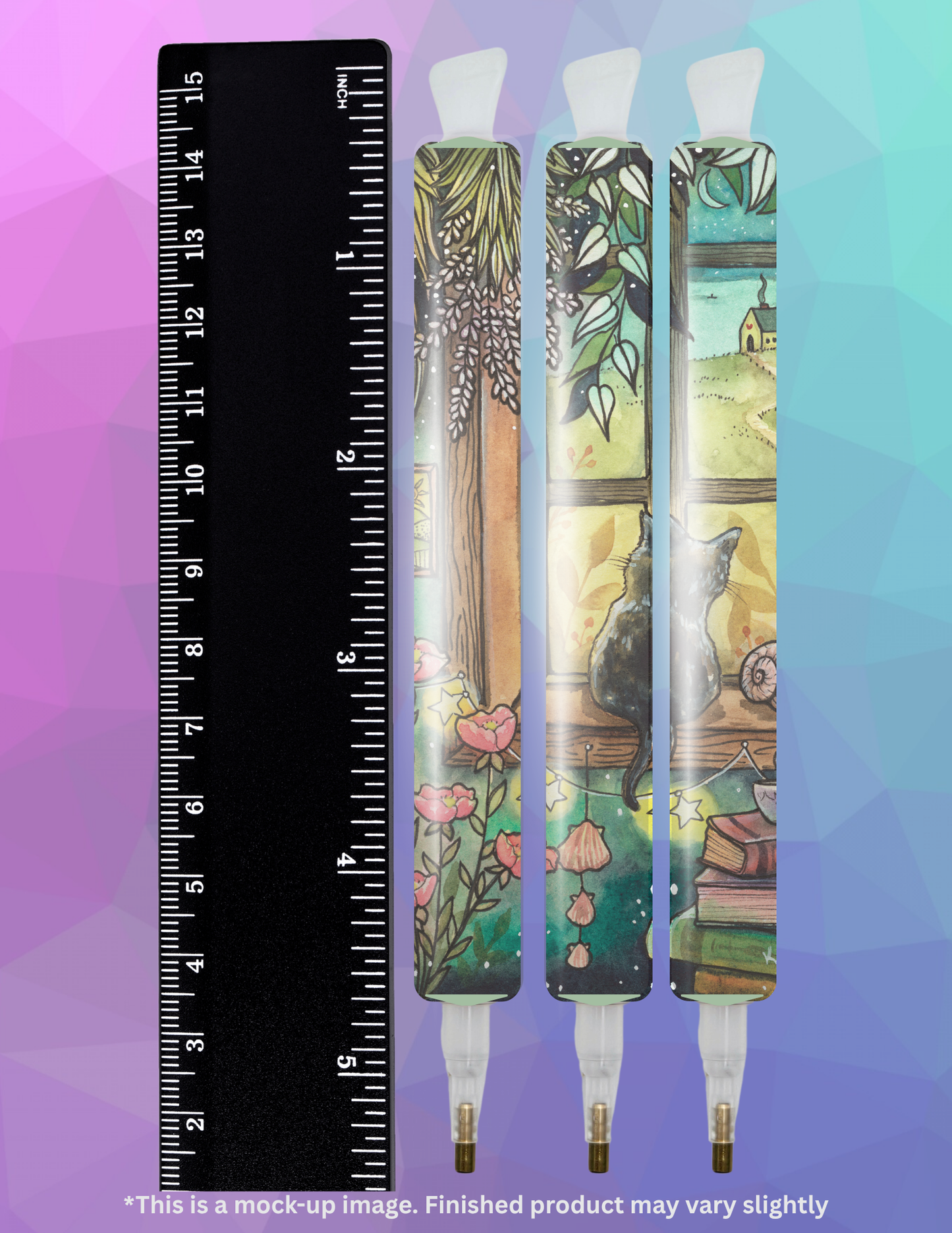 Keeping Watch by ©Kat Fedora Diamond Painting Pen