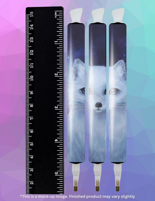 Arctic Fox by ©Aria Illustration Diamond Painting Pen