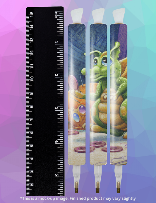 Cute as a Button by ©Randal Spangler Diamond Painting Pen