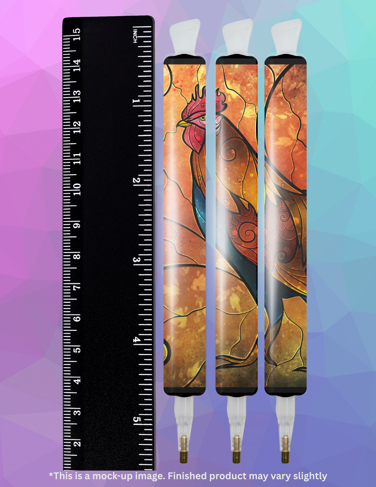 MawMaw's Rooster by ©Mandie Manzano Diamond Painting Pen