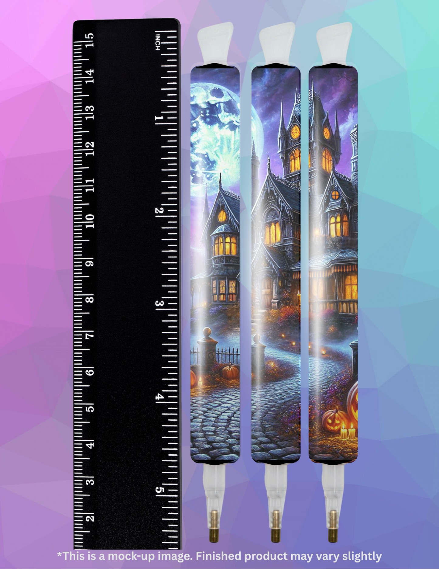 Halloween Haunted House by ©Claudia McKinney Diamond Painting Pen