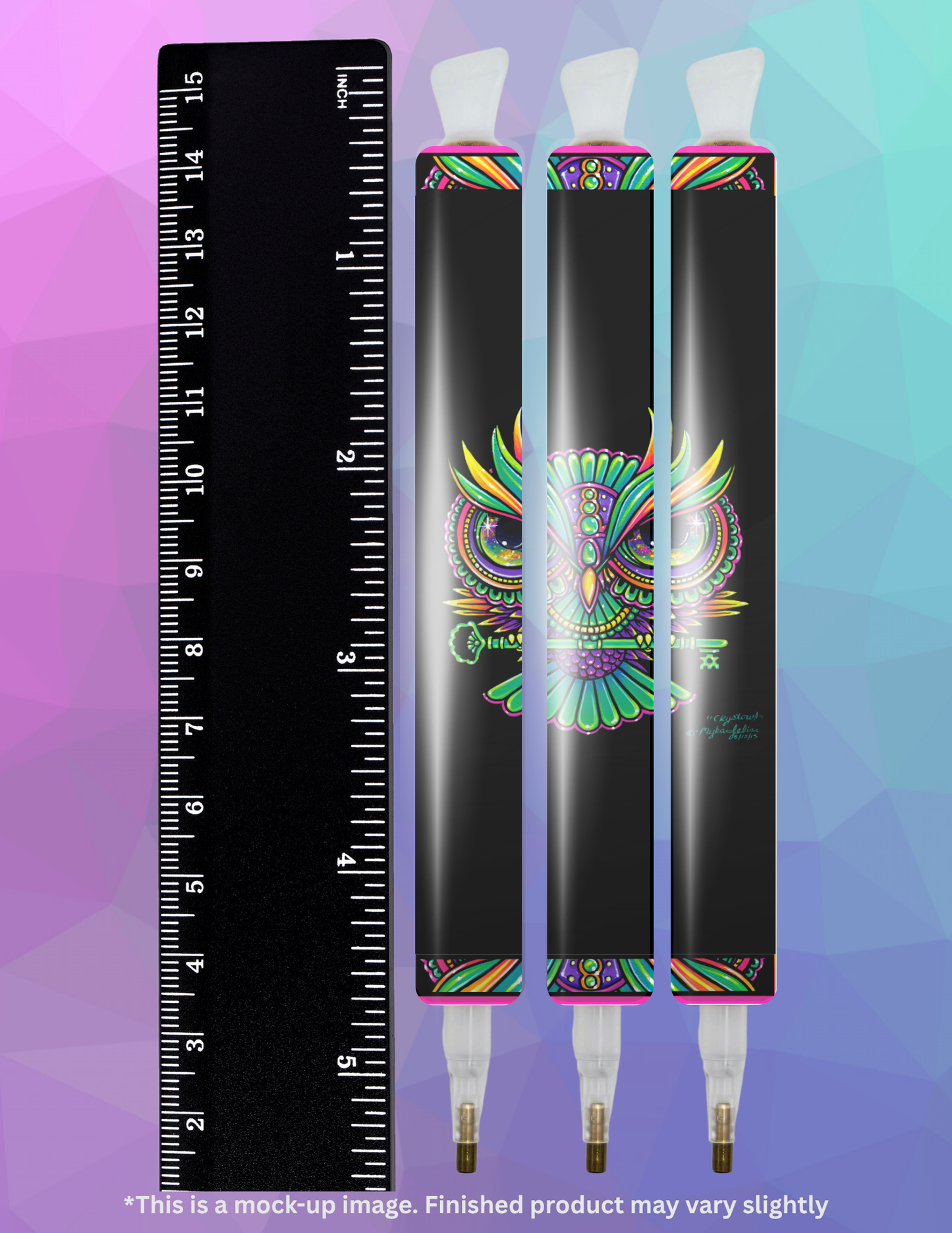 Crystowl By ©Myka Jelina Diamond Painting Pen