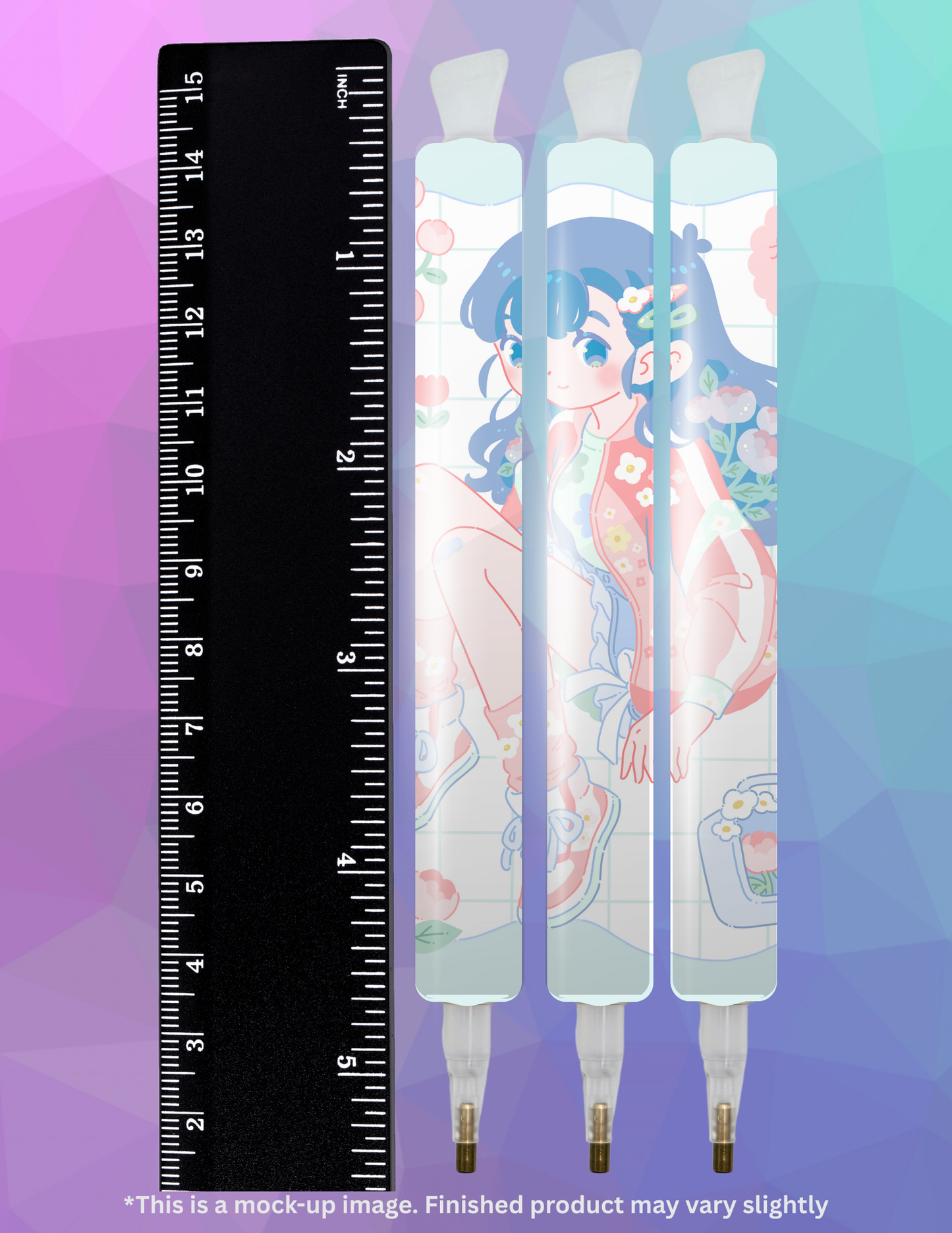 Flower Mix by ©Hiroko Hashimoto Diamond Painting Pen