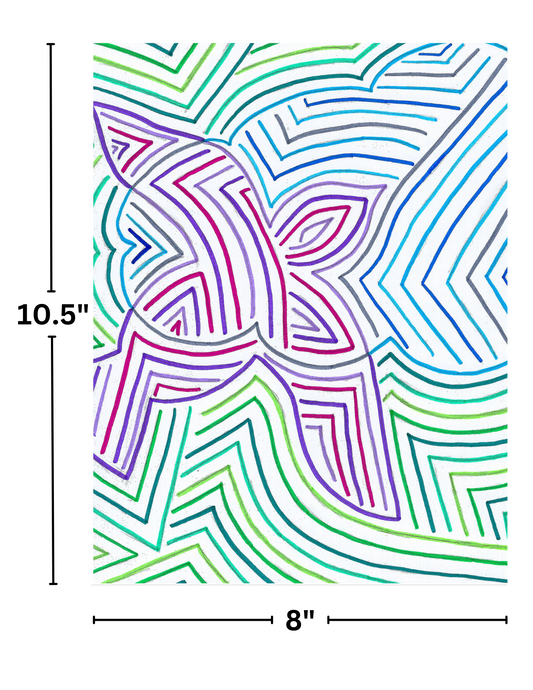 "Flying the Line" by Kaleena Kollmeier Decorative Diamond Painting Release Papers