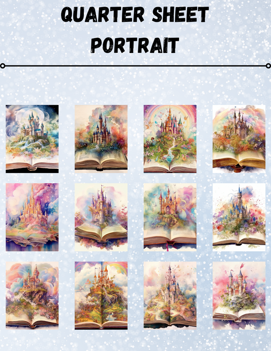 "A Storybook Fairytale" Decorative Diamond Painting Release Paper