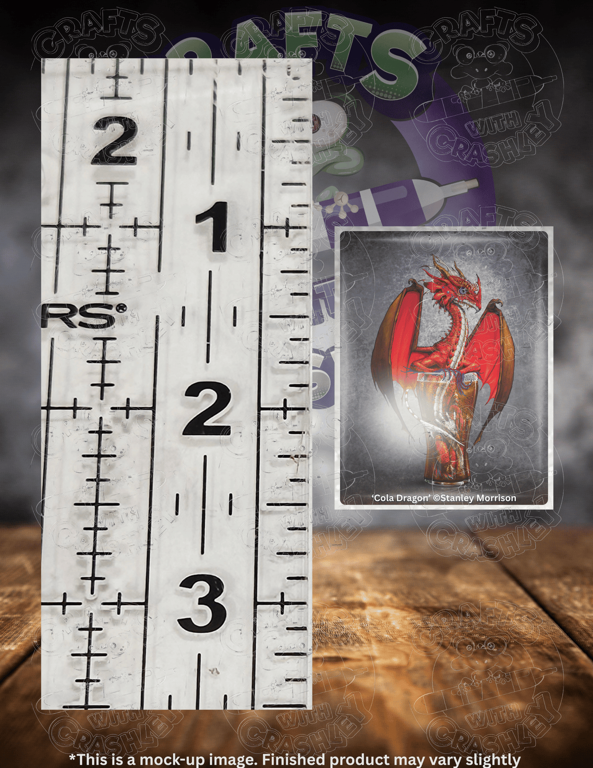 "Cola Dragon" by ©Stanley Morrison Premium Accessories for Diamond Painting