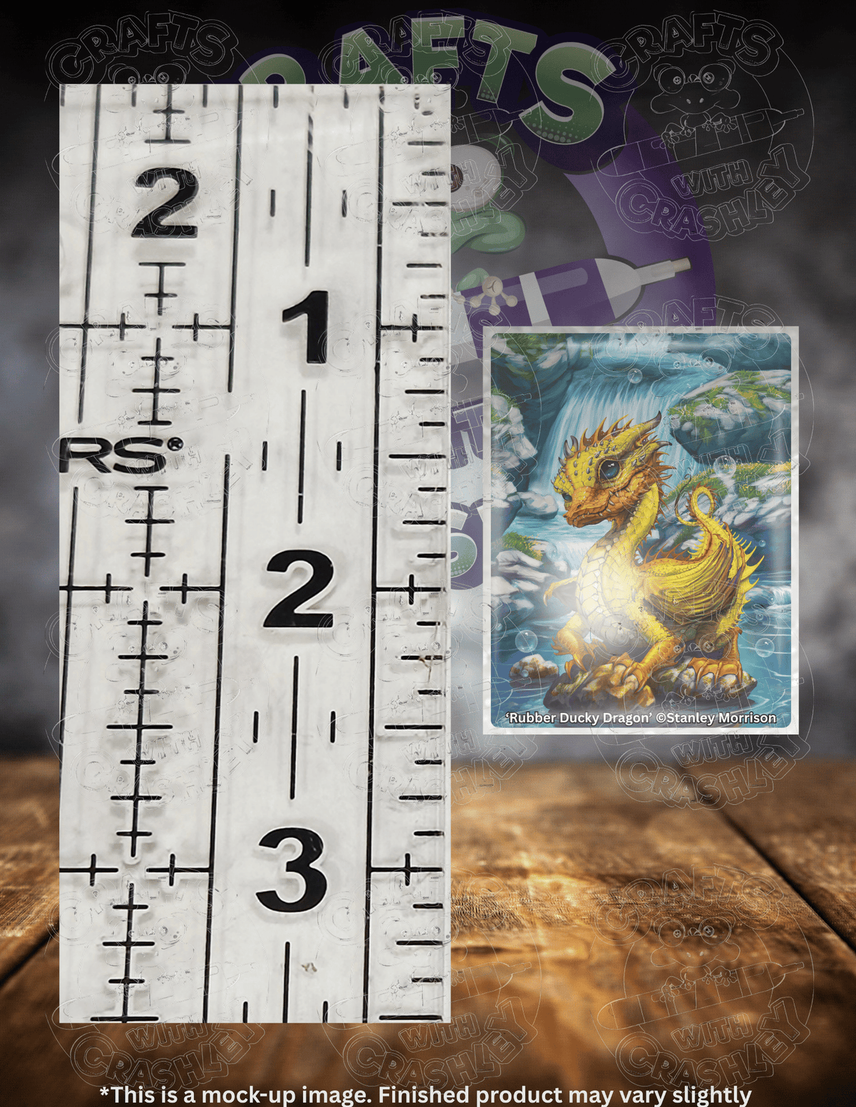 "Rubber Ducky Dragon" by ©Stanley Morrison Premium Accessories for Diamond Painting