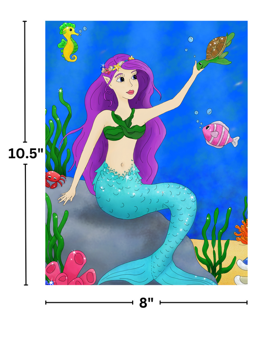 "Beauty of the Sea" by Kaleena Kollmeier Decorative Diamond Painting Release Papers