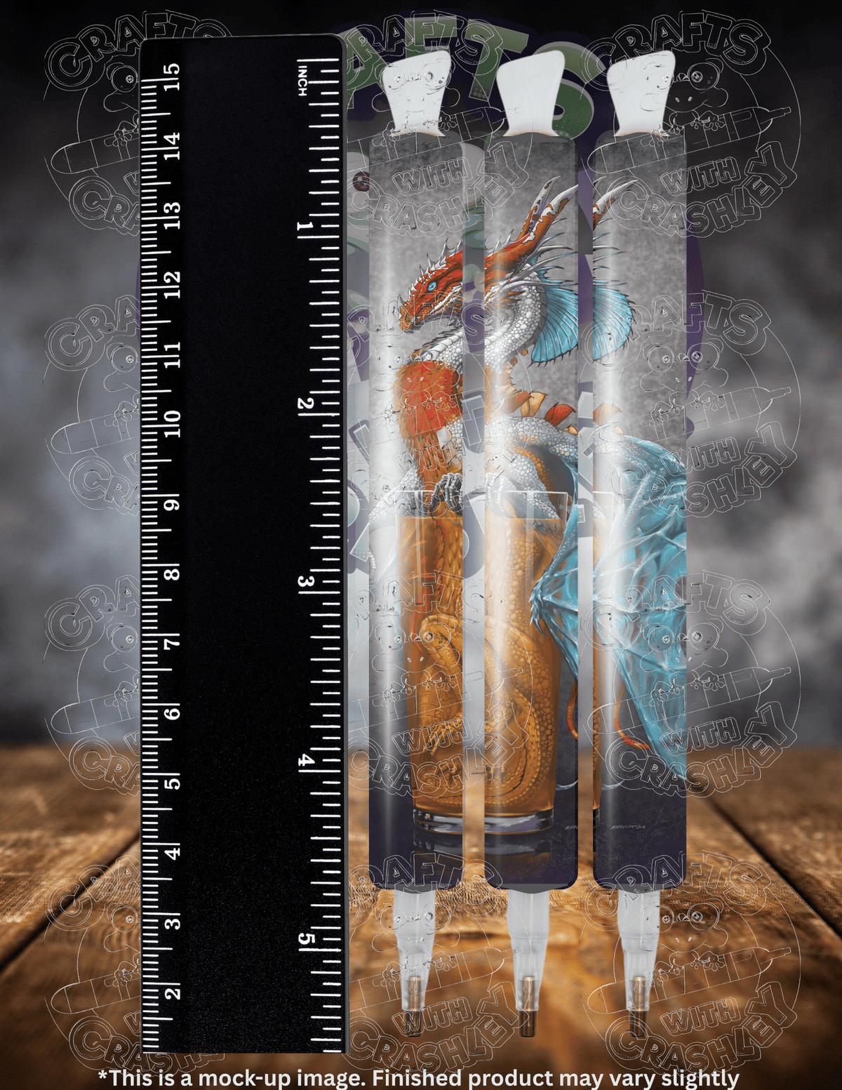 "Long Island Iced Tea Dragon" by ©Stanley Morrison Premium Accessories for Diamond Painting