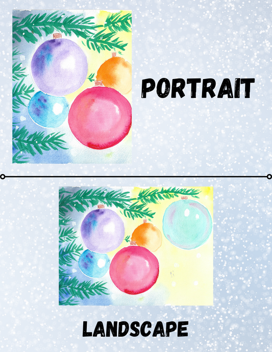 "Watercolor Ornaments" By Crafting and Crime Daily Decorative Diamond Painting Release Papers