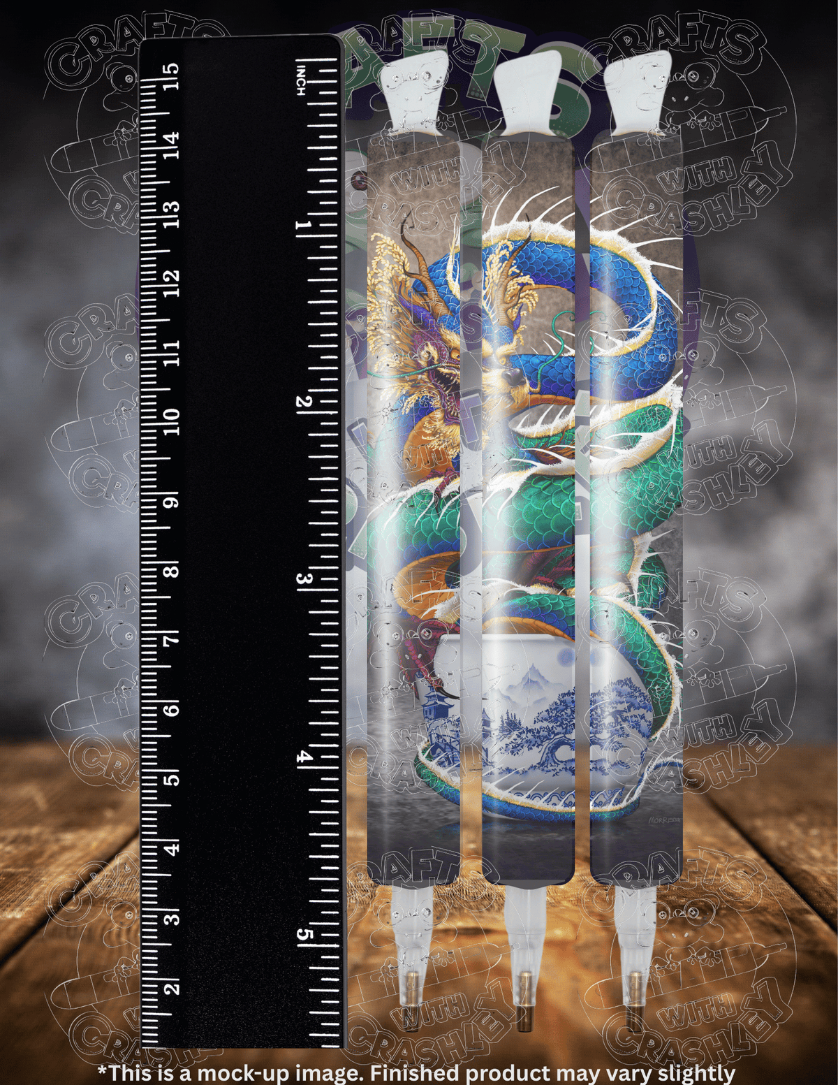 "Sake Dragon" by ©Stanley Morrison Premium Accessories for Diamond Painting