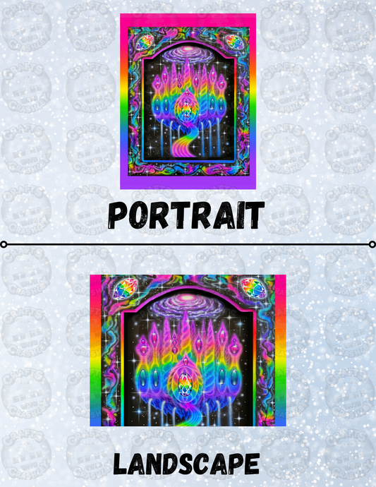 "Rainbow Kingdom" by Becca Tindol Decorative Diamond Painting Release Papers