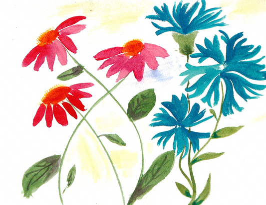 "Floral 2" by Crafting Journey Decorative Diamond Painting Release Papers