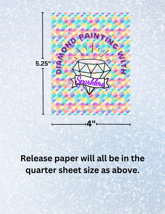 "DP with Sparklers 2" Decorative Diamond Painting Release Papers