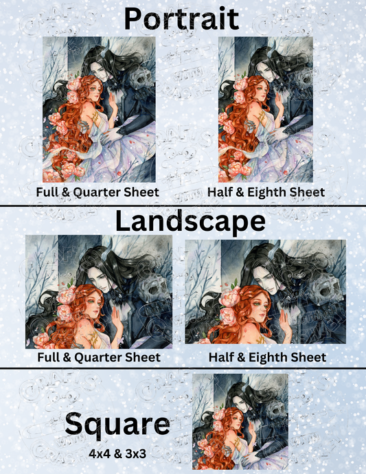 "Hades and Persephone" By ©Margaret Morales Decorative Diamond Painting Release Papers