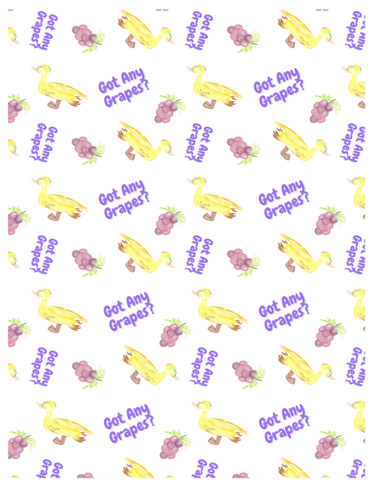 "Got Any Grapes" by Crafting Journey Decorative Diamond Painting Release Papers