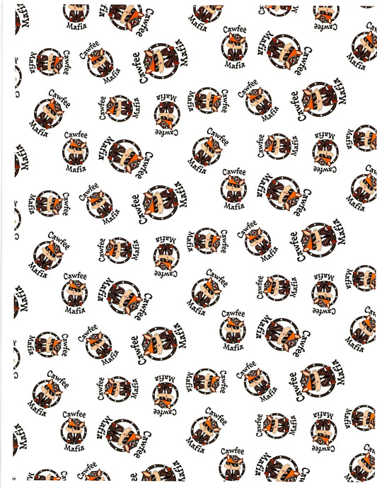 "Cawfee Mafia" by Mrs Coffee Decorative Diamond Painting Release Papers