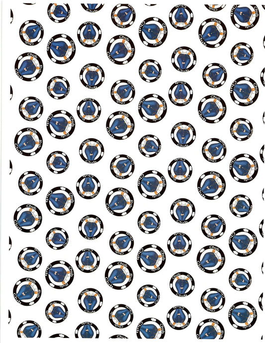 "Chub Rub Club" by Mrs Coffee Decorative Diamond Painting Release Papers