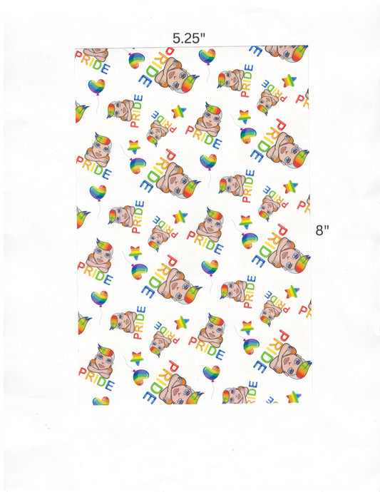 "Pride 1" by Mrs Coffee Decorative Diamond Painting Release Papers