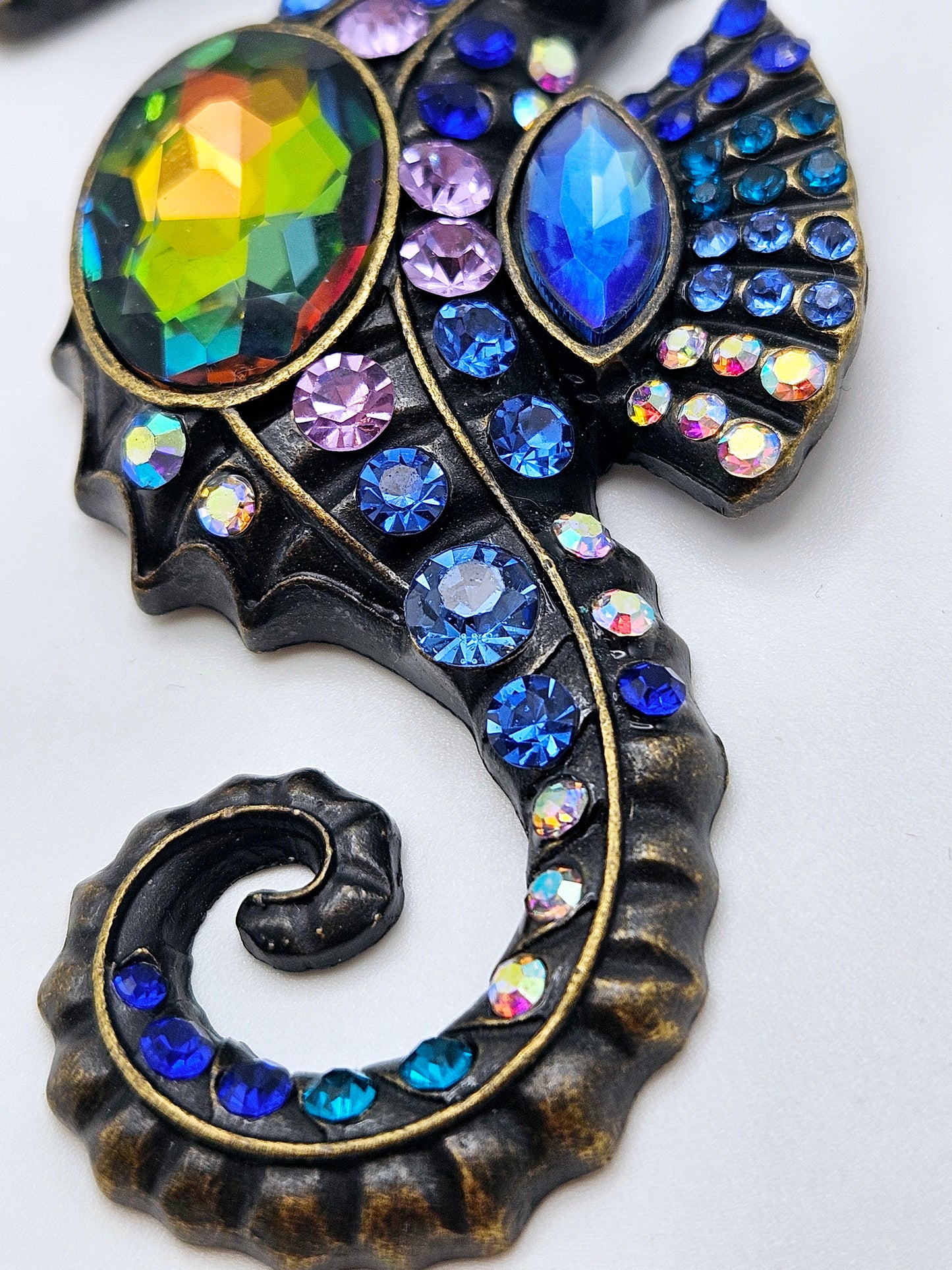 Fancy Blinged Sea Horse Coverminder