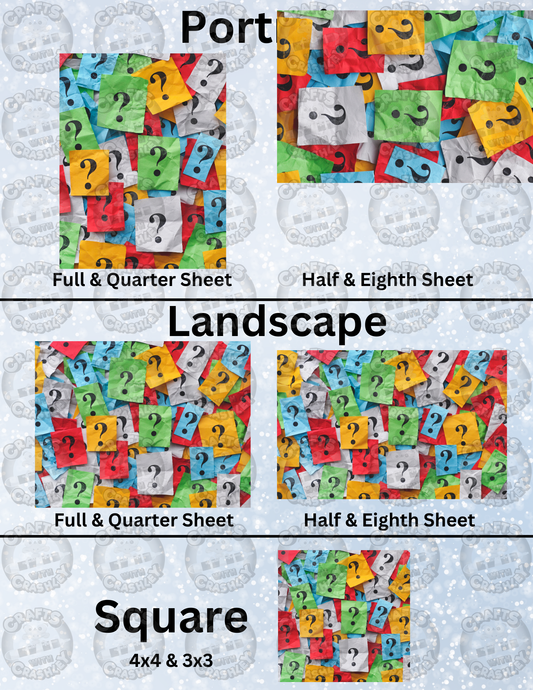 "Mystery Notes" Decorative Diamond Painting Release Papers