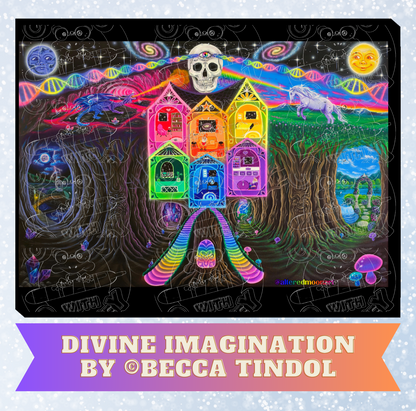 "Devine Imagination" by Becca Tindol Decorative Diamond Painting Release Papers