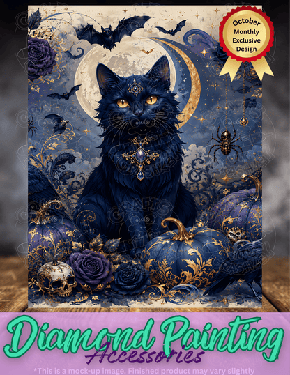 "Raven Cat" Premium Accessories for Diamond Painting