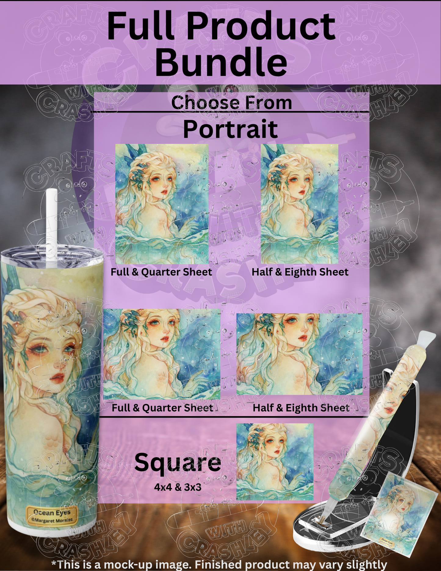 "Ocean Eyes" by ©Margaret Morales Premium Accessories for Diamond Painting